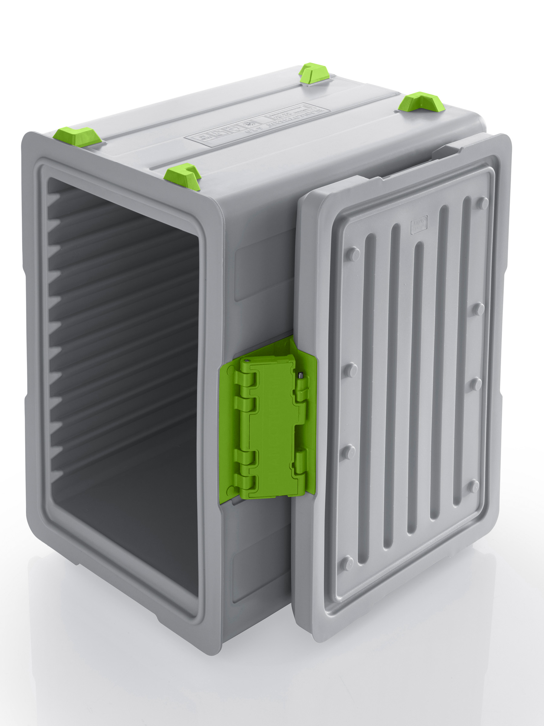 BLANCO BLANCOTHERM 620 KUF, Speisentransportbehälter aus Kunststoff, mit Flügeltür, um 270° C schwenkbar, Kapazität: 3x GN