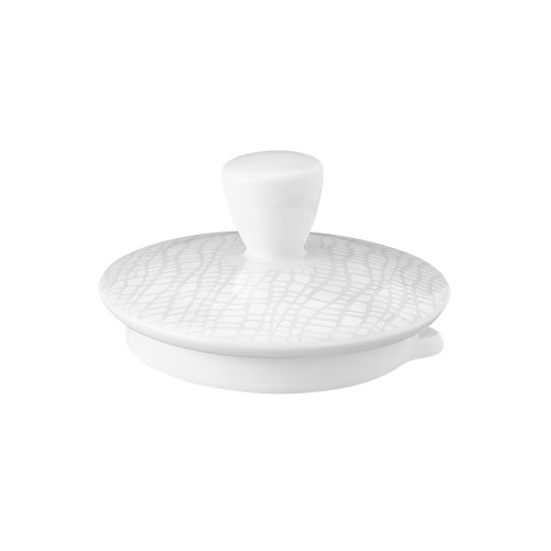 Seltmann Deckel zur Kanne 1,40 l, rund, Form: Life, Dekor: 25675 Fashion elegant grey, hohe Kantenschlagfestigkeit, Made in Germany