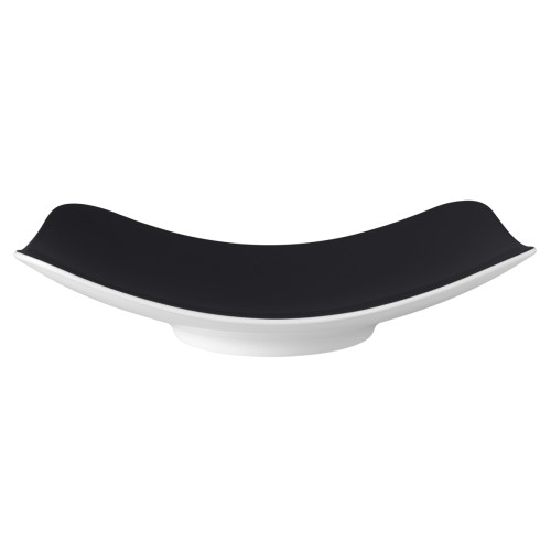 Seltmann Coupschale 4 25,5x18 cm M5386, 4, Form: Coup Fine Dining, Dekor: 57350 schwarz