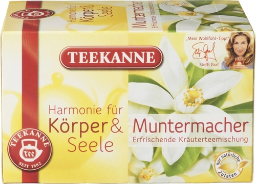 Teekanne Harmonie Muntermacher 20er 40G