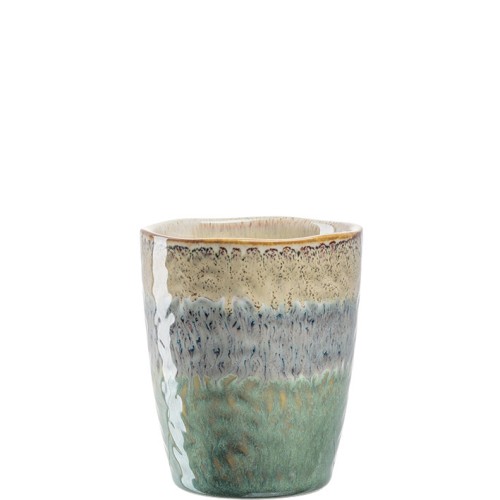 Becher 300ml beige/anthr./grün - Leonardo