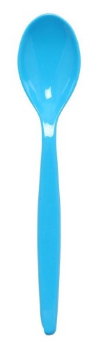 Roltex Teelöffel aus Copolyester in pazifikblau
