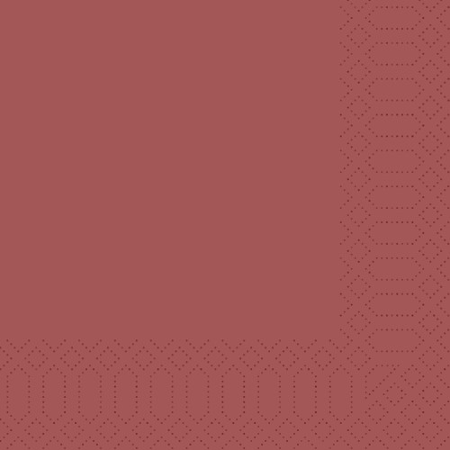 DUNI Zellt.Serv.40x40 3lg. 1/4 F. bordeaux 250 Stück