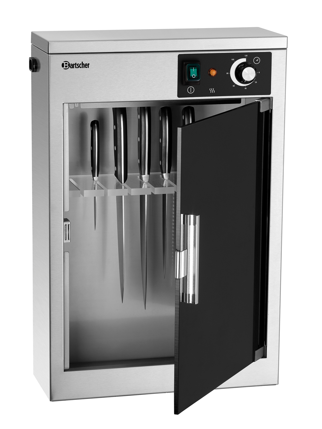 Bartscher Messersterilisator 9-330 | Kapazität: 9Messer | Maße: 42 x 17,5 x 61,0 cm. Gewicht: 8,9 kg
