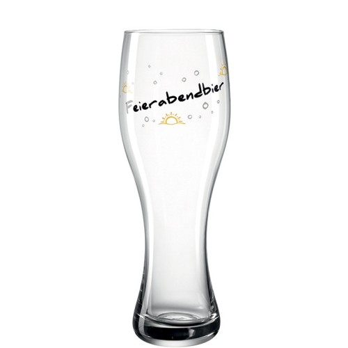 GK/Weizenbierglas 0,5l-Feierab - Leonardo