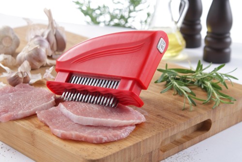 HENDI Handsteaker Profi Line - 145x45x(H)103 mm - Farbe: Blau 45 Messer Typ