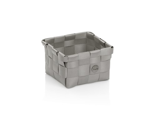 Kela Korb Neo aus Polypropylen (PP), silbergrau, ca. 150mm x 150mm x 100mm (L x B x H)