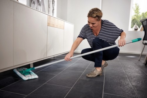 Leifheit Bodenwischer PROFI micro duo Stahlst.