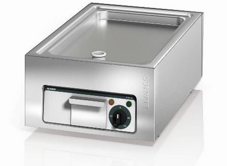 BLANCO COOK Grillplatte, glatt, inkl. Fettablauf-Stopfen, extrem leistungsstark von +80 bis +250 °C, Nutzfläche: 506 x 304 mm davon 435 x