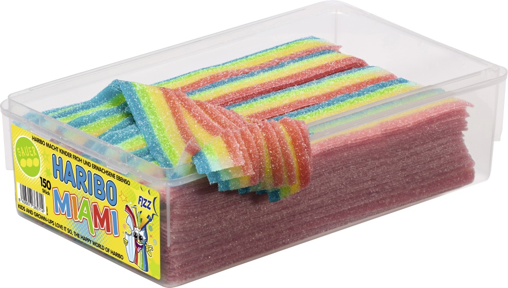 Haribo FIZZ Miami sauer Veggie 150 Stück