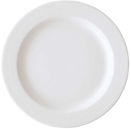 Teller flach 22 cm Form Weiss 1382