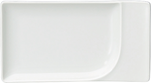 Schönwald Fine Dining Platte rechteckig Fahne, Nenngröße: 20, Ø 197x108mm