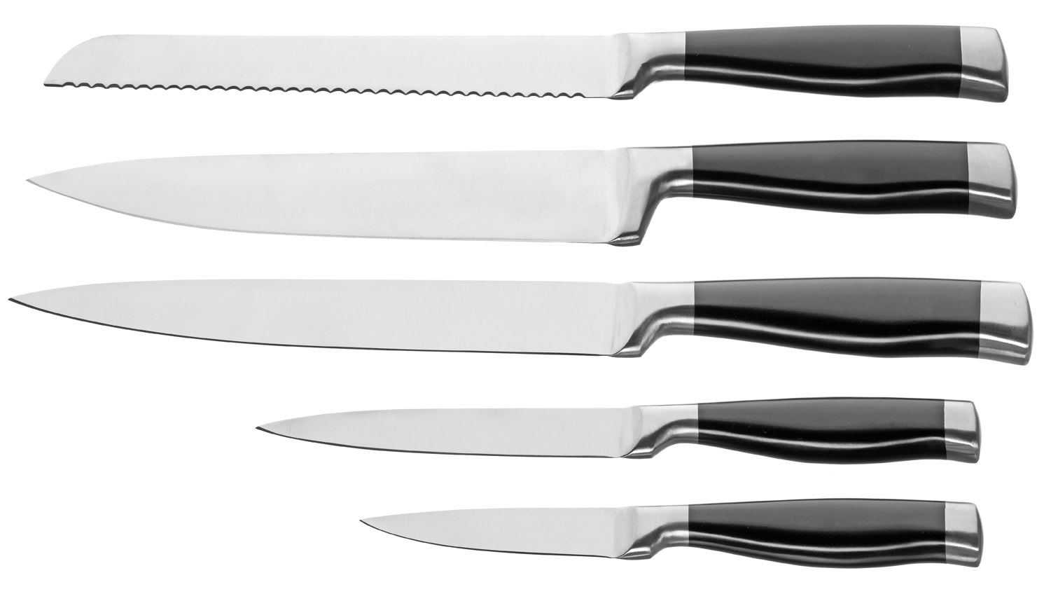 Messerset DISCOVERY 5-teilig, mit Messerblock