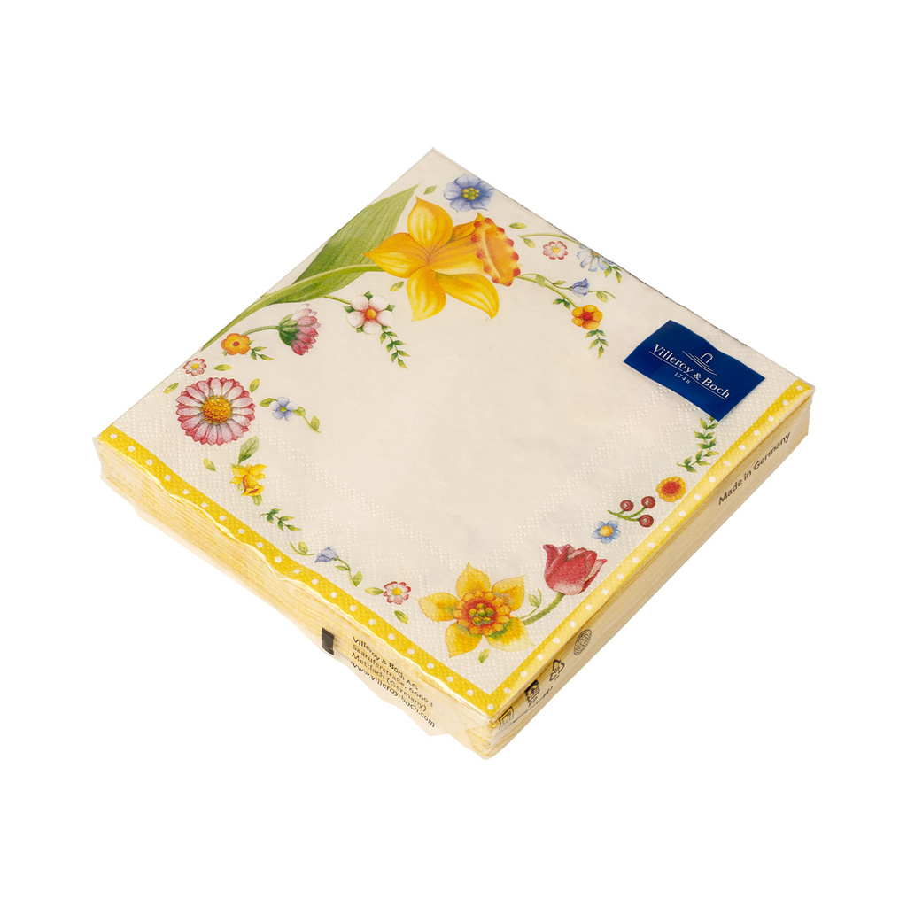 Villeroy und Boch Spring Fantasy L-Serviette Osterblume - Maße: 32,5 x 32,5 x 0,1 cm / Ser.: Easter Accessoires