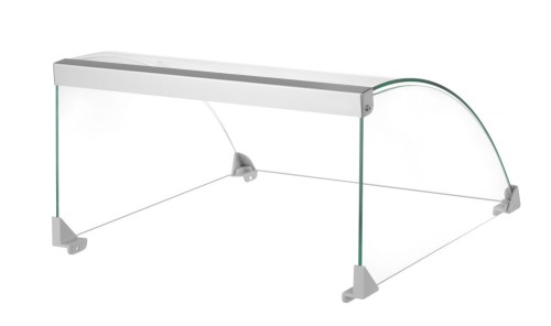 Glasabdeckung für Rollengrill, HENDI, Für Rollengrill - 11 Rollen (268704), 470x477x(H)250mm