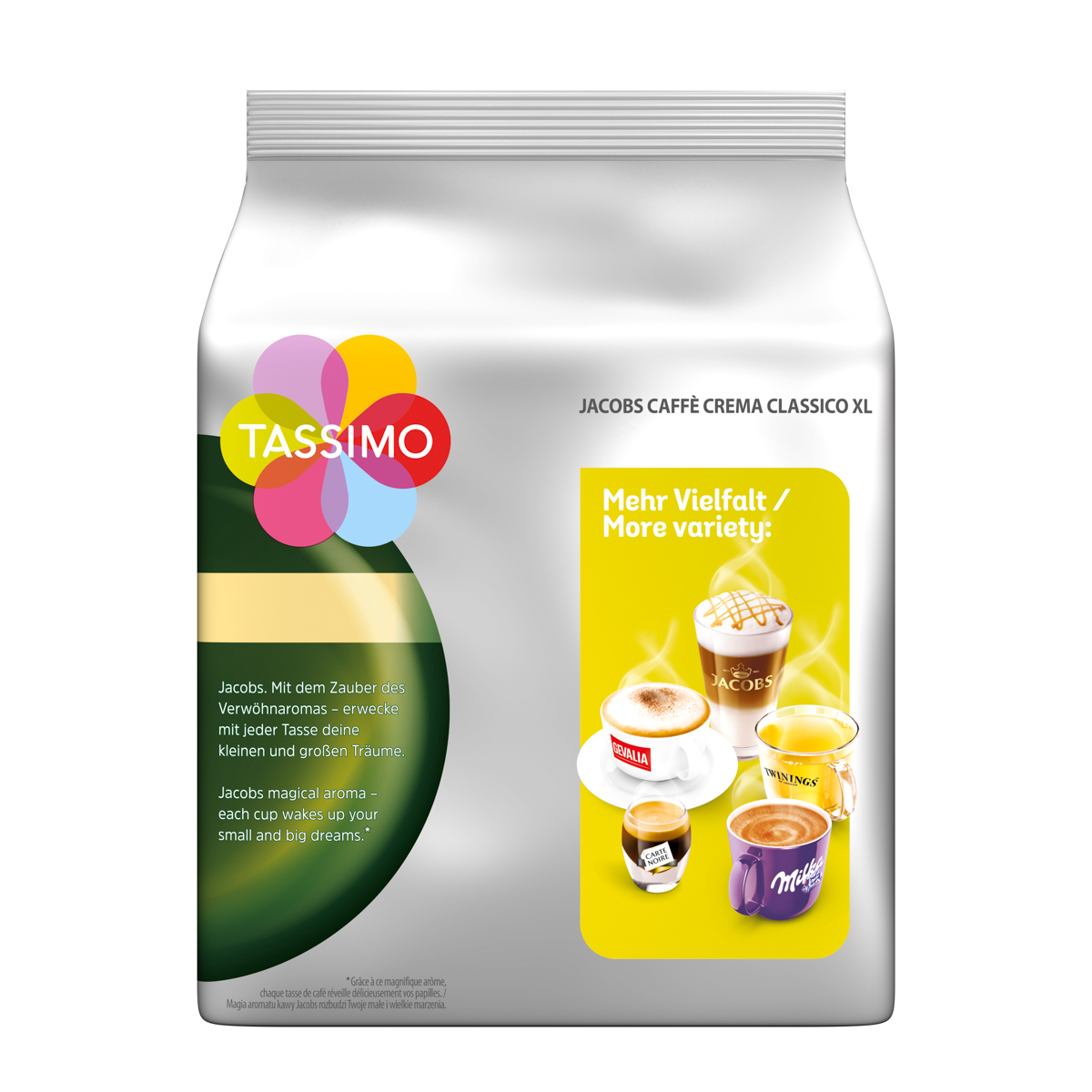 Jacobs Tassimo CAFÈ CREMA XL Inhalt 16 T- Discs