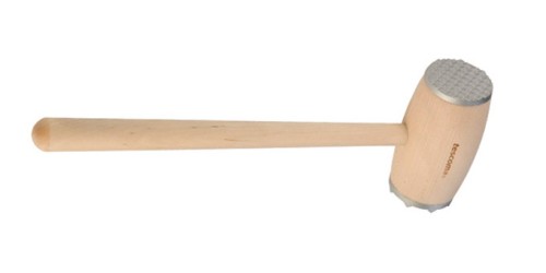 Fleischklopfer mit Klopfflächen aus Metall WOODY, 32 cm