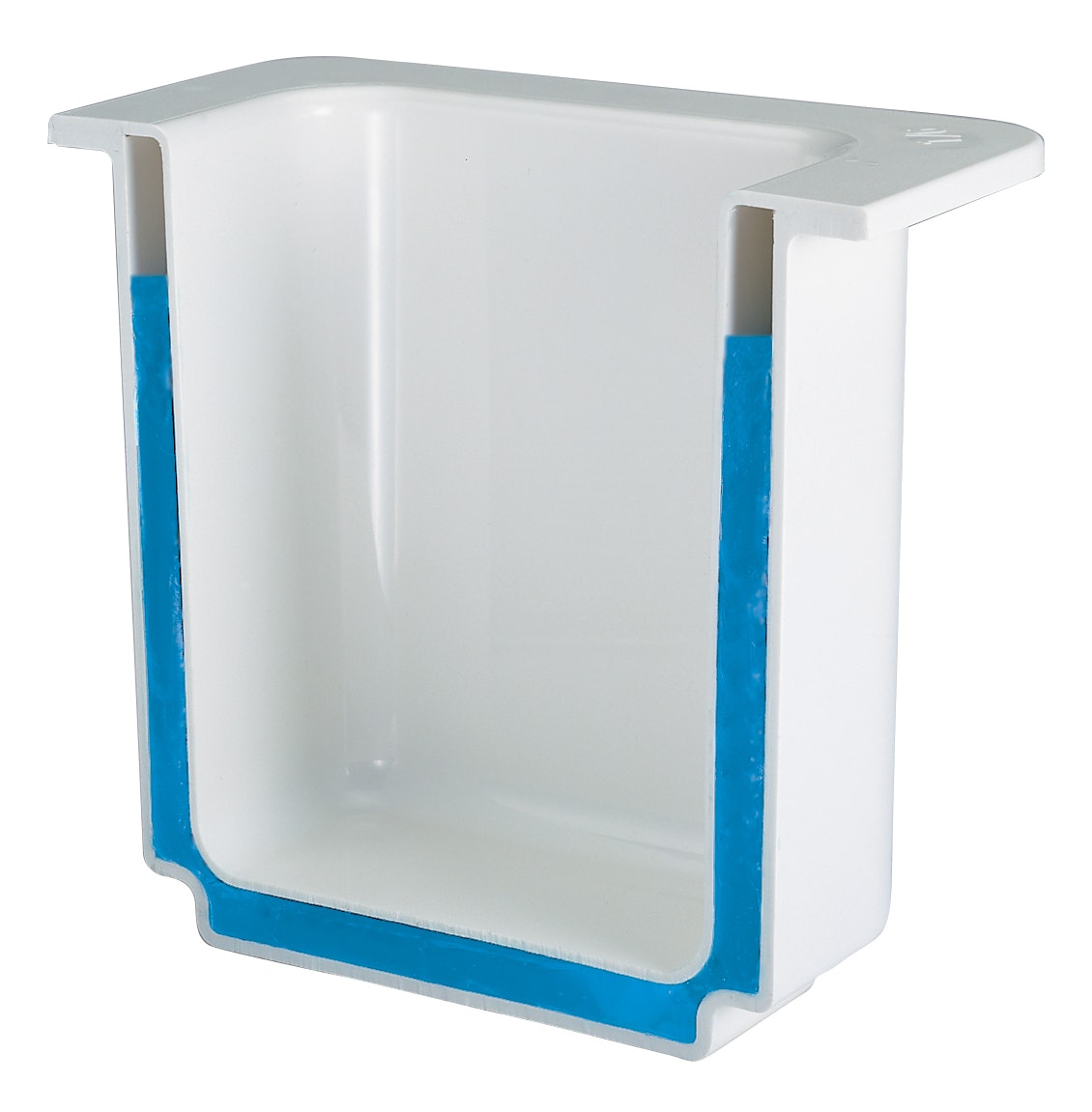 Cambro Coldfest Behälter GN-1/6, Farbe: Weiß, stapelbar, spülmaschinengeeignet