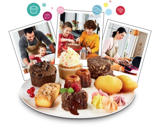 Tefal Cake Facrory Kuchenbackgerät, 5 automatische Programme, Zubehör inklusive