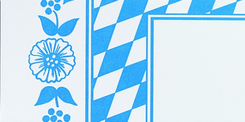 DUNI Dunicel Mitteld. 84x84 Bayer.Raute 20er 20 Stück