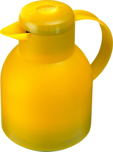EMSA Samba Isolierkanne, Quick Press 1,0L transluzent gelb.