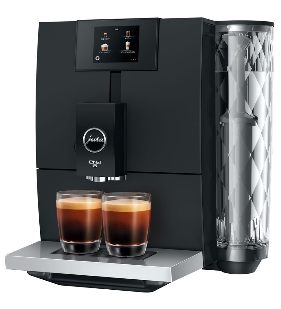 Kaffeevollautomat ENA 8 (EC), in Full Metropolitan Black, 1,1 Liter Füllmenge, Breite 27,1cm, Höhe 32,3cm, Tiefe 44,5cm