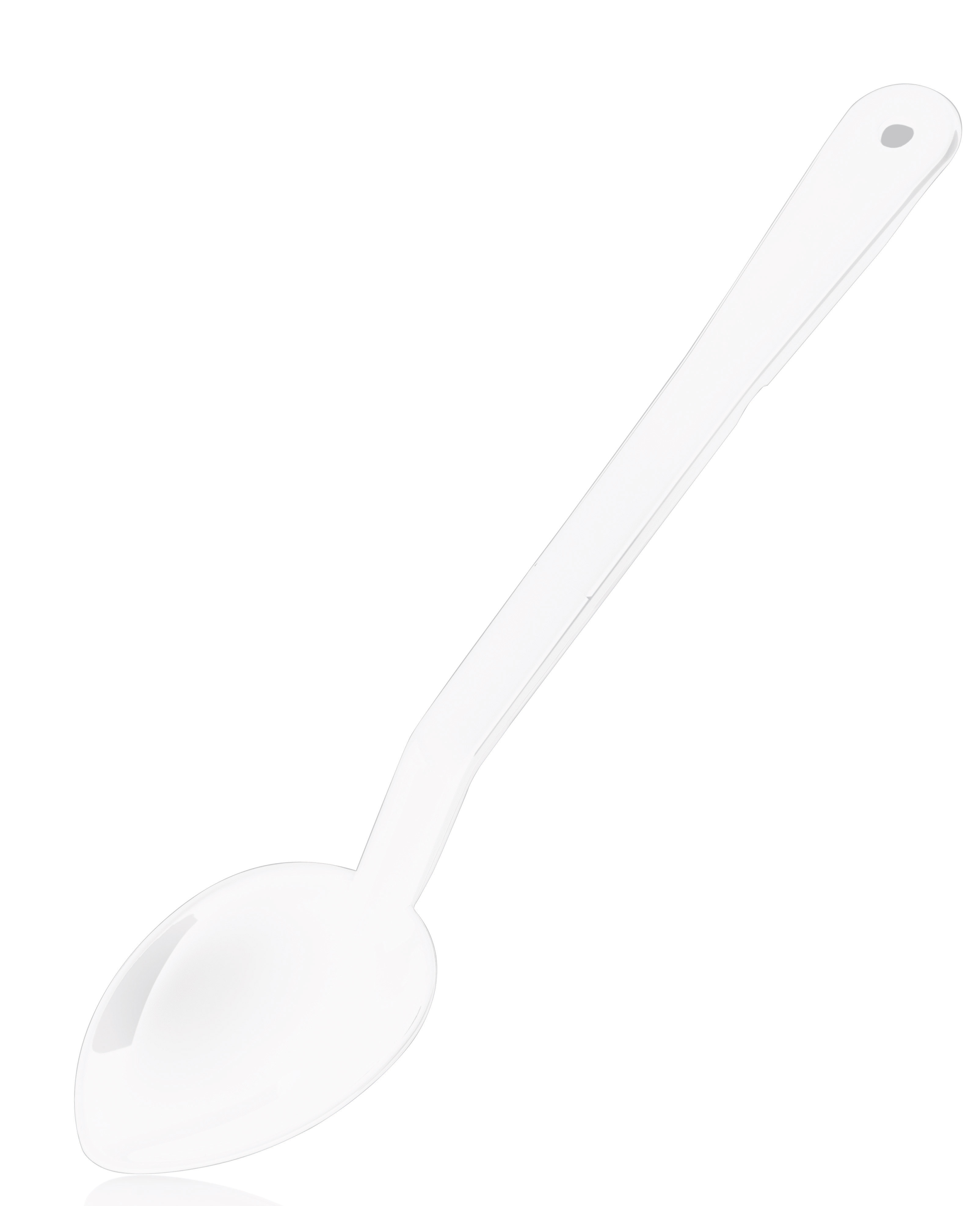 ARAVEN Servierlöffel mit 33cm Länge aus Polycarbonat, weiß