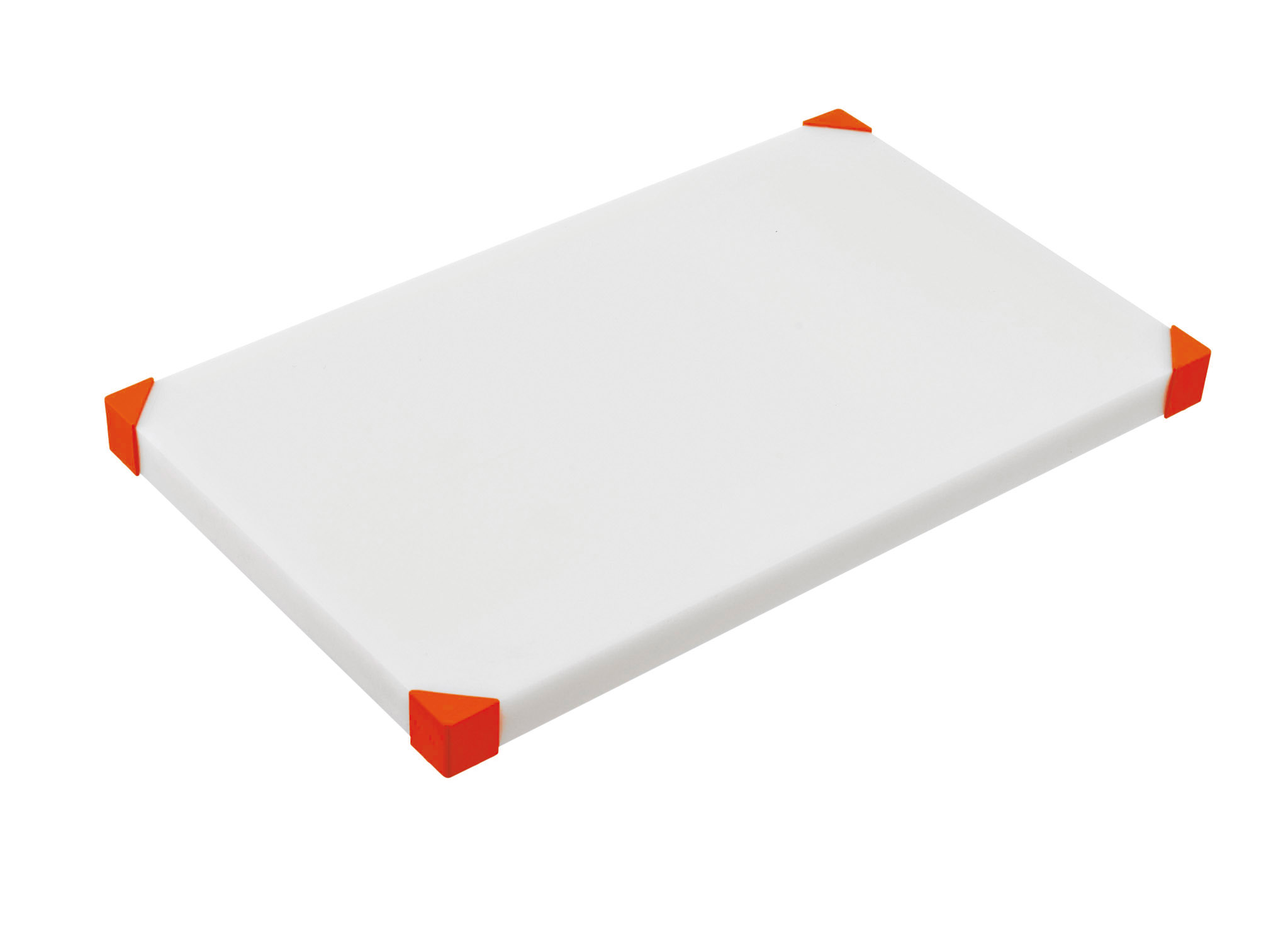 ARAVEN Schneidebrett rutschfest mit den Abmessungen 604x404x24mm, rot