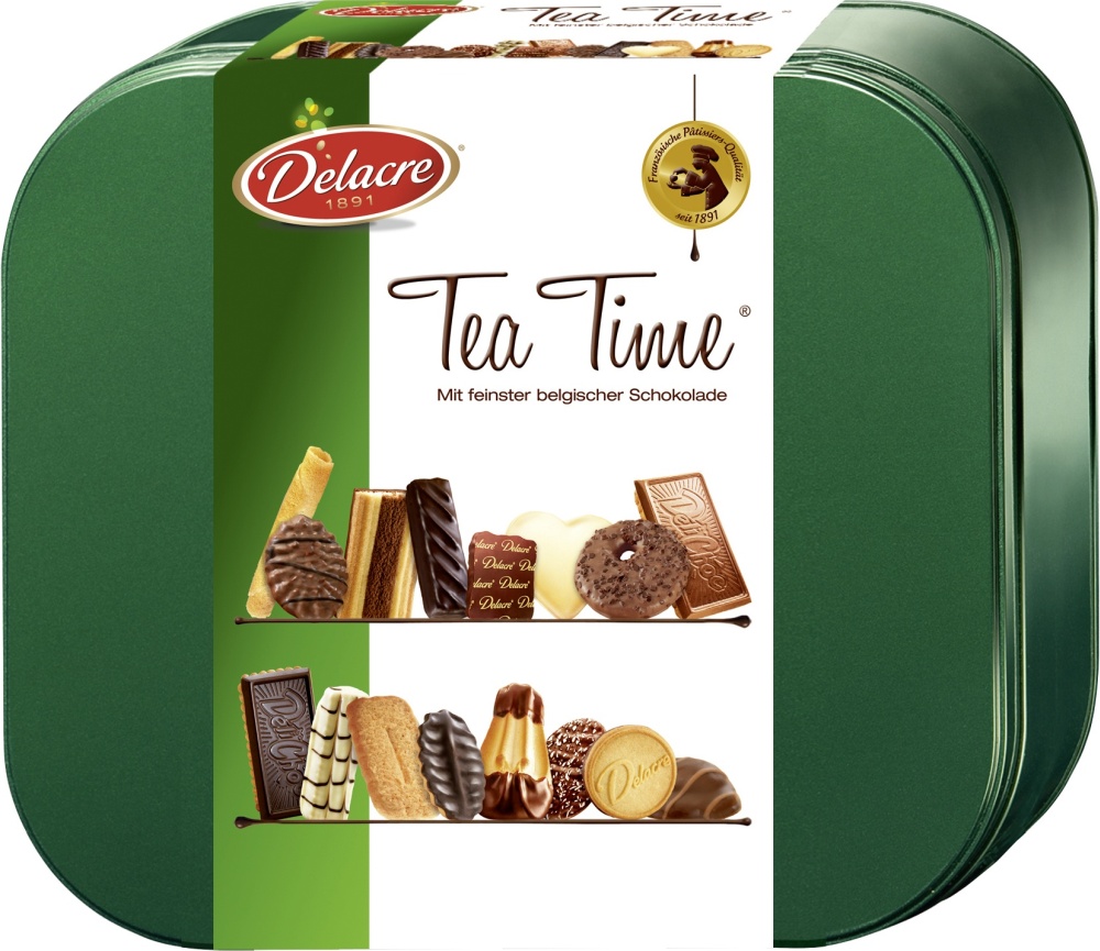 Delacre Tea Time Gebäckmischung Inhalt: 2 Serviereinheiten à 500 g.