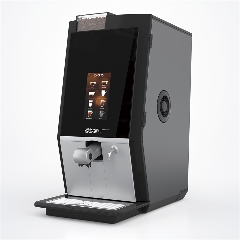 BONAMAT Kaffeevollautomat Esprecious 12, vollautomatische Spezialitätenkaffeemaschine, auch für diverse andere Heißgetränke, Touchscreen