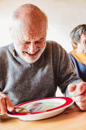 Ornamin Teller 921, Ø27cm Rand brombeer