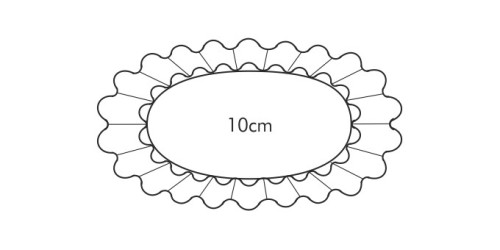 Ovales Korb DELÍCIA, 6 St.