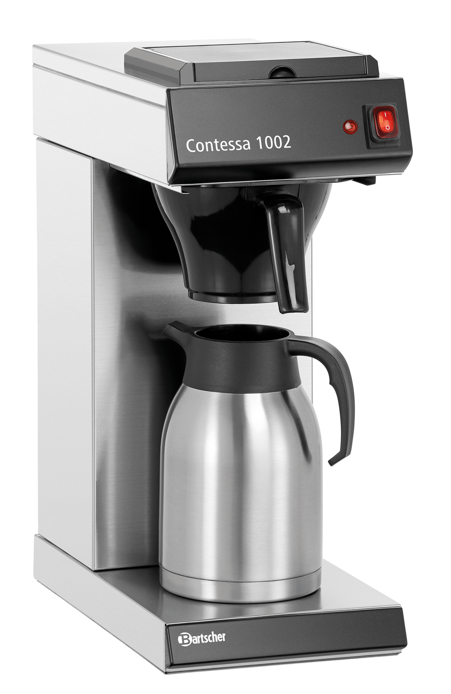 Bartscher Kaffeemaschine Contessa 1002 |Steuerung: Kippschalter | Maße: 21,5 x 40 x 52cm. Gewicht: 6,5 kg