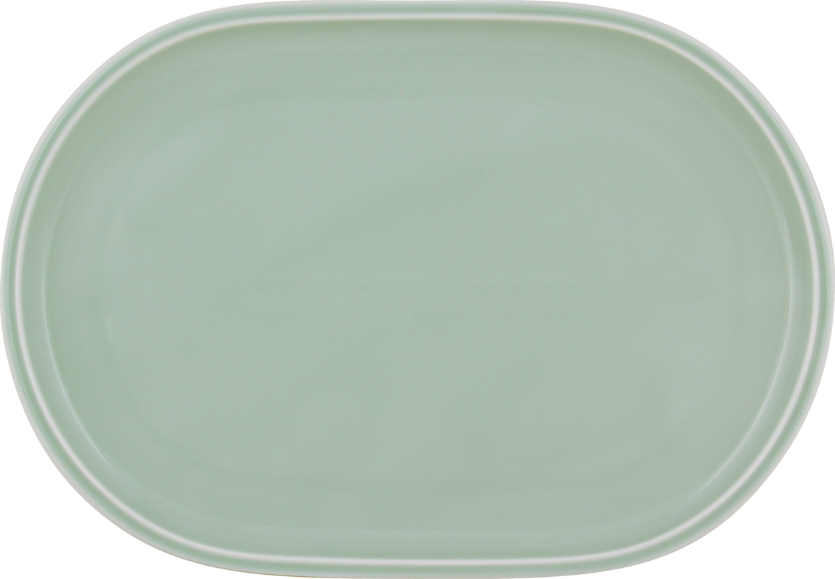 Shiro Platte oval coup FROST 36x24 cm Höhe: 2,3 cm von SCHÖNWALD