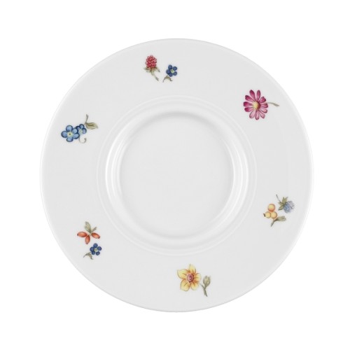 Seltmann Untertasse 1 15,5 cm, Form: Vitalis, Dekor: 54241 Streublume