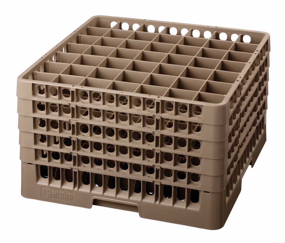 Bartscher Gläserkorb, 49 Fächer