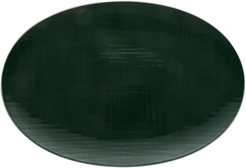 Mesh Colours Forest (Dunkelgrün) von Rosenthal, Platte 42 cm, aus Porzellan