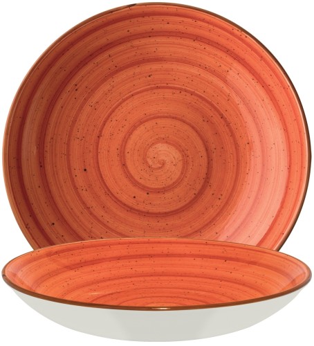 Terracotta Bloom Teller tief 23cm - Bonna Premium Porcelain