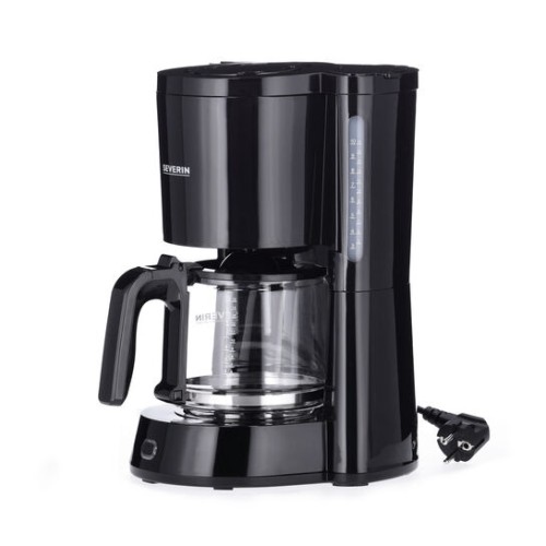 Severin Filterkaffeemaschine "TYPE", ca. 1000 W, bis 10 Tassen, beidseitige Wasserstandsanzeige, automatische Abschaltung