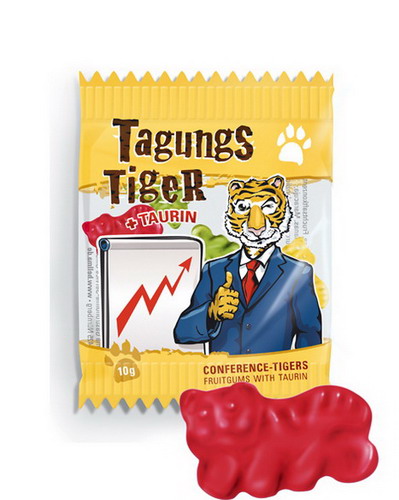 Hellma TAGUNGS TIGER, Inhalt: 100 Beutel à 10 g je Runddose.