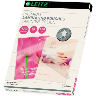 Leitz Laminierfolie iLAM DIN A4 125µm glänzend 100 St./Pack.