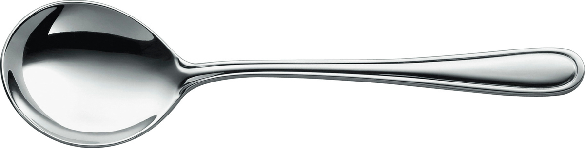 Sahne & Suppenlöffel, Silber, poliert, 15 cm, Serie: Country. Marke: BSF
