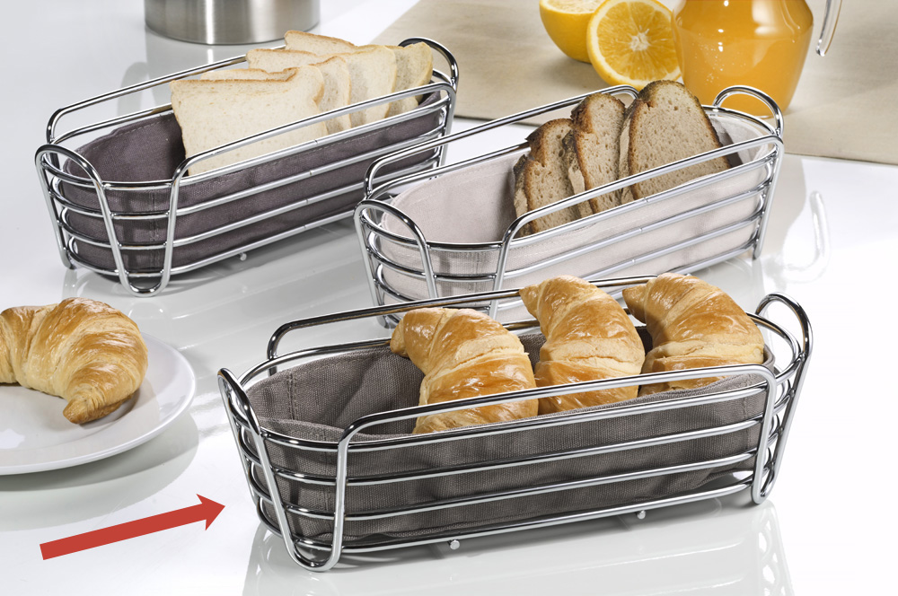 BLOMUS Brotkorb DELARA - Magnet - Maß: 320 x 140 x 90 mm