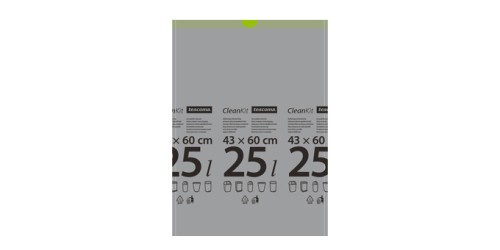 Zugband-Müllbeutel CLEAN KIT 25 l, 15 St.