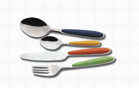 Menülöffel Modell JENNIFER II 18/10 Farbe: blau