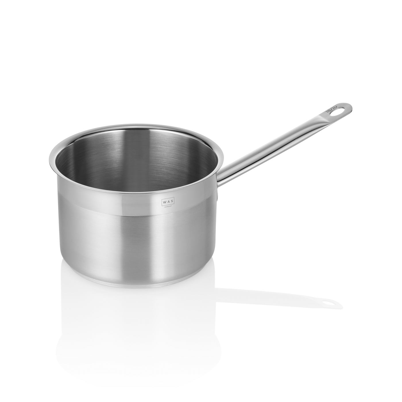 Stielkasserolle Cookware 21, Ø 18 cm, Chromnickelstahl 18/10 Hohe Ausführung