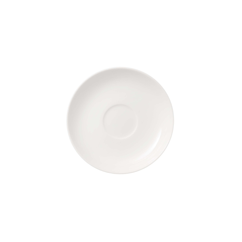 Villeroy und Boch Mokka-/Espressountertasse - Maße: 11,5 x 1,1 x 2 cm / Inh.: 117 L / Ser.: Twist White