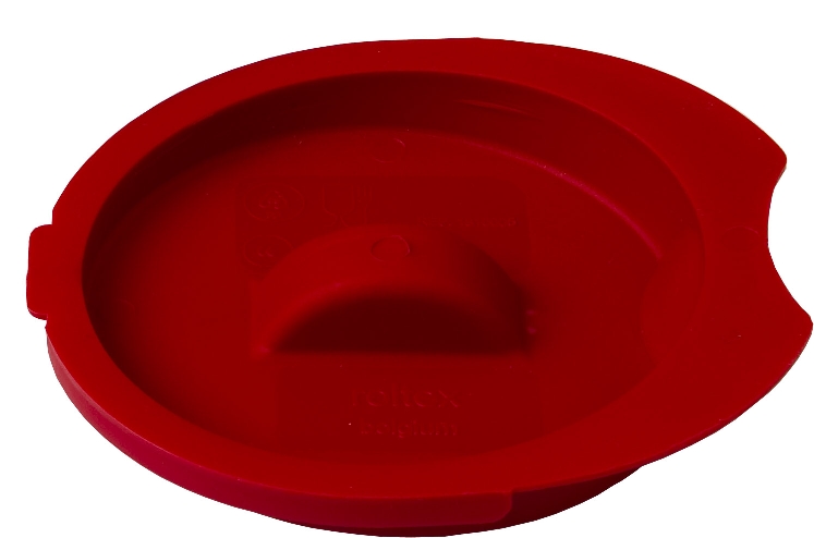 Roltex Deckel aus Polypropylen in rot. Geeignet für die Saftkanne Lucy mit 1 L Kapazität.
