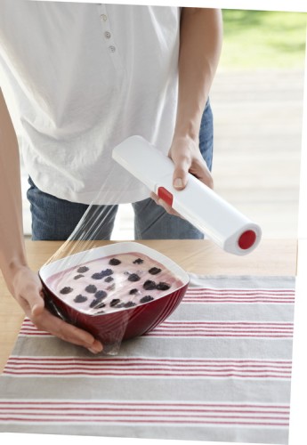 Emsa Click  Cut Folienschneider weiß / rot