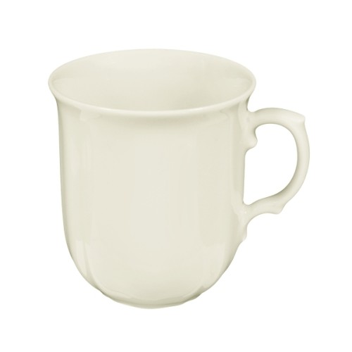 Seltmann Becher mit Henkel 0,25 l, Form: Marieluise, Glasur: elfenbein, Dekor: 00003
